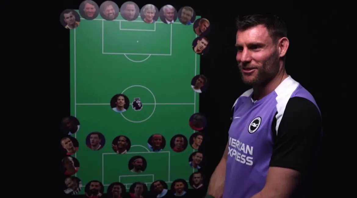 James Milner составил идеальную XI из бывших одноклубников