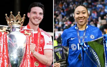 Деклан Райс вошел в число номинантов на игрока года PFA